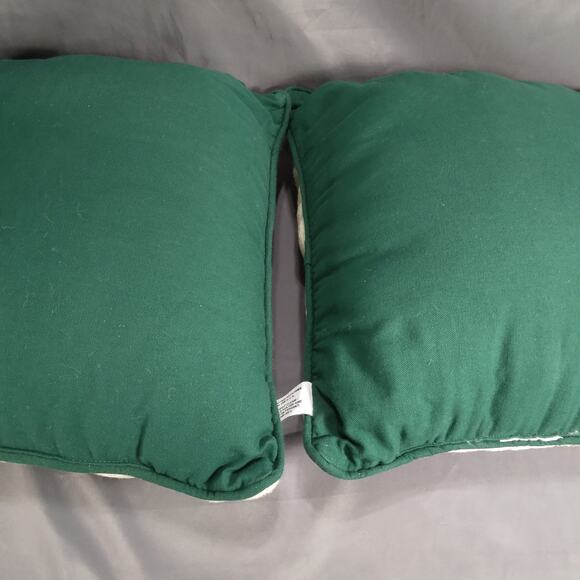 2 Riverdale Tapestry Throw Pillows 15" x 15" Teddy Bear Christmas Home Decor - Picture 6 of 10